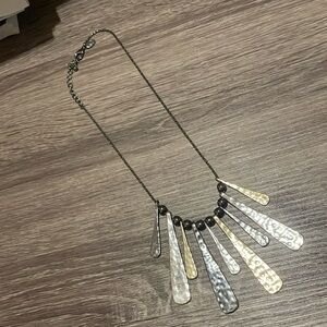 Charming Charlies silver and gold necklace